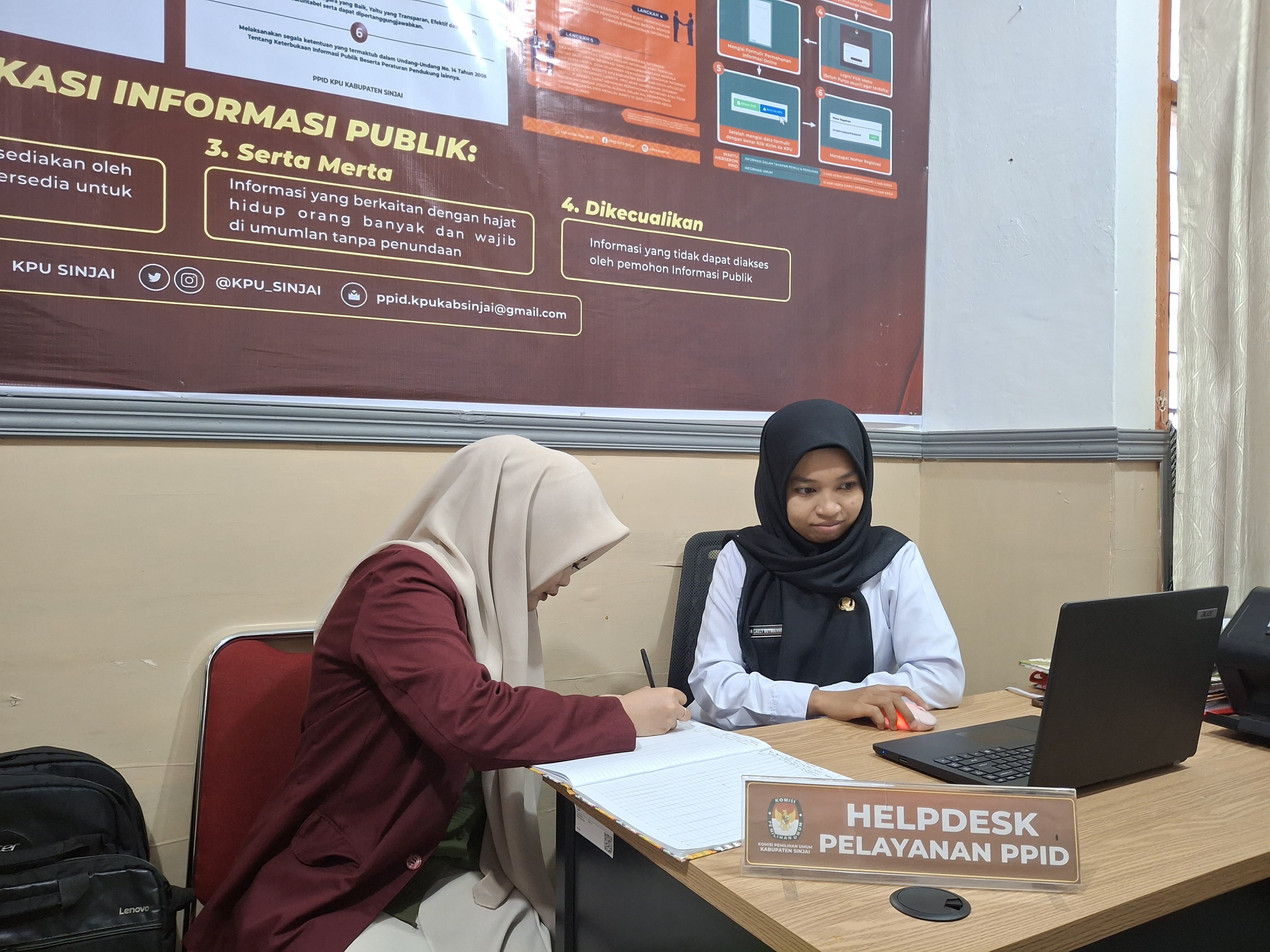 Permintaan informasi Profil KPU