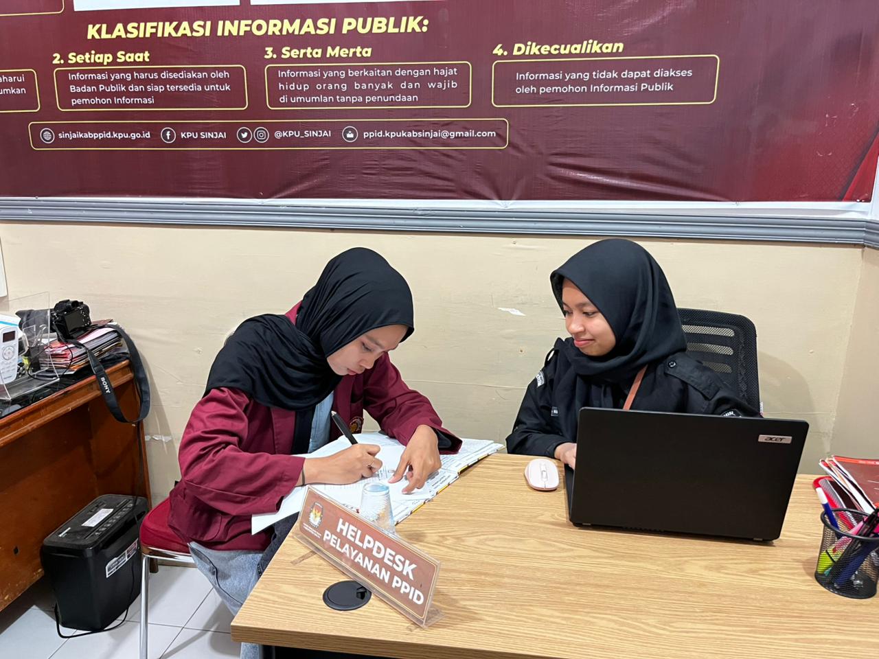 Permintaan Data Laporan dan Dokumentasi Pendidikan Pemilih
